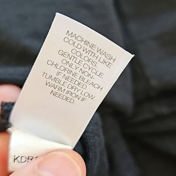 J. Jill Women's Mini Dress Size XS Petite Black Knit Relaxed Fit Stretchy A Line - Picture 13 of 14